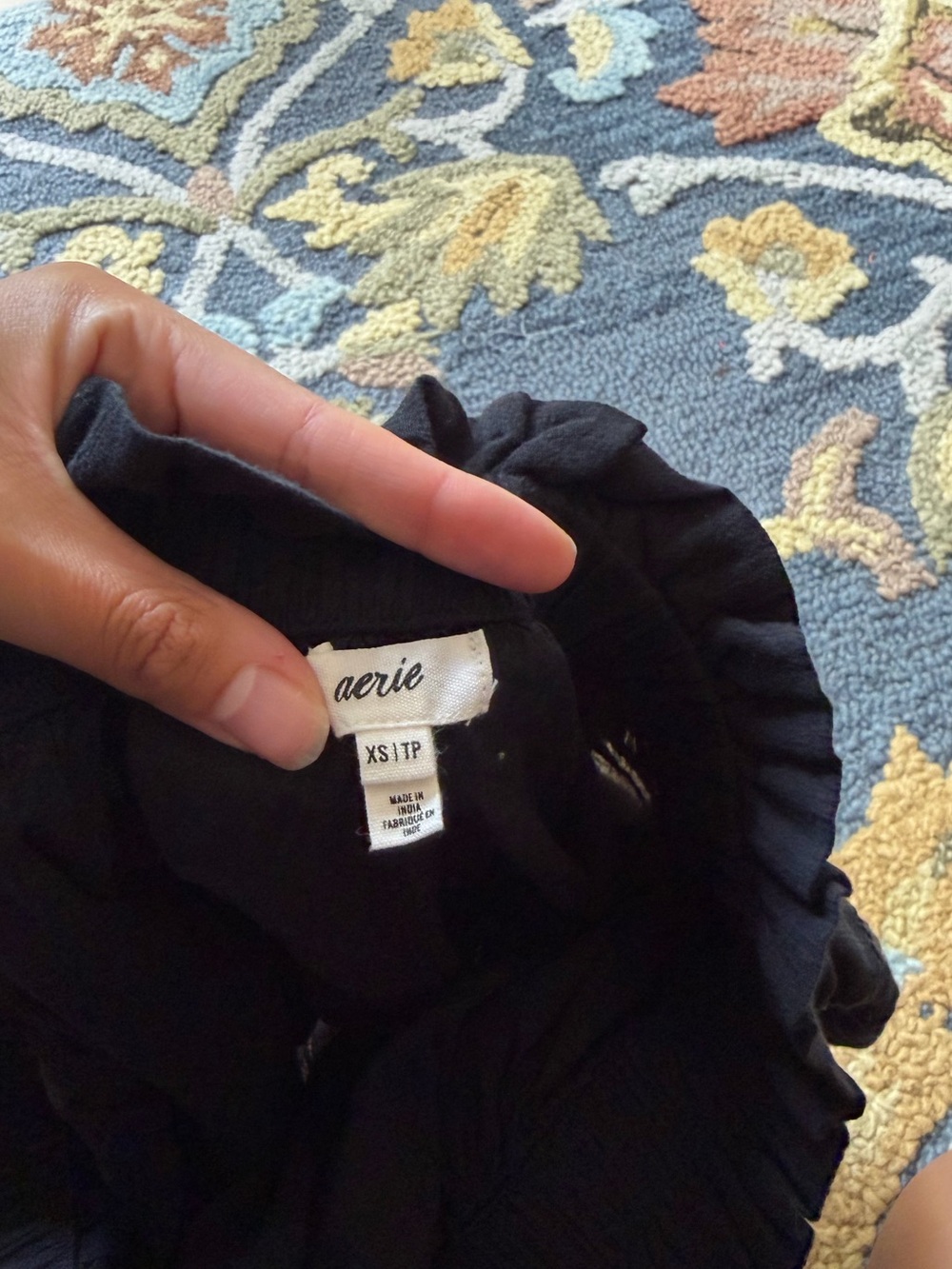 Aerie Rock 'n' Ruffle Skort in Black Size XS Coastal Resortwear Vacation - Picture 5 of 6